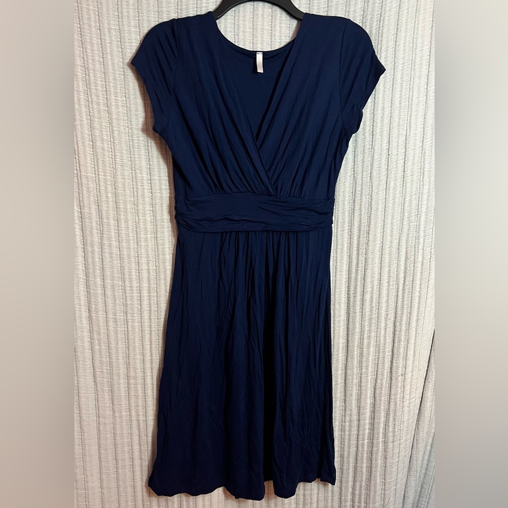 Pinkblush Navy Blue Midi Dress